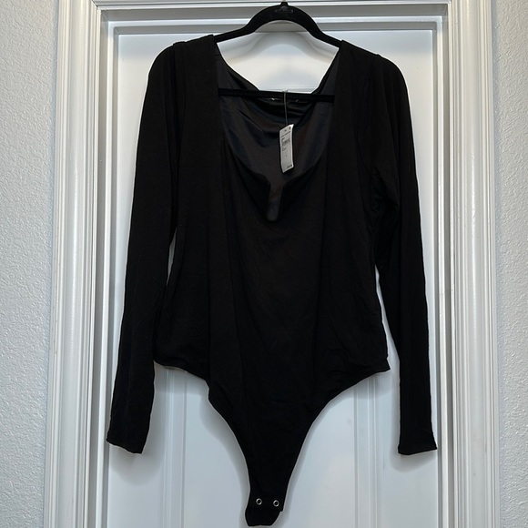 Good American Touch Ring Black Bodysuit Sz3X - Picture 2 of 11